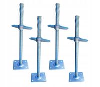 Podstawka stopa rusztowania warszawskie fi26mm 50cm zestaw 4sztuk