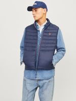 Jack & Jones puchowy bezrękawnik JJEMULTI BODYWARMER COLLAR NOOS 12258457 NAVY BLAZER/TRUE RED XL