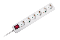 URZ3079-1,5 Przedluzacz bialy KEMOT 6 gniazd typu