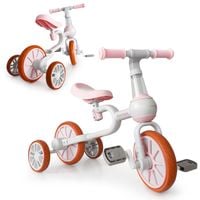 Rower rowerek biegowy 4w1 Pedały Kółka boczne