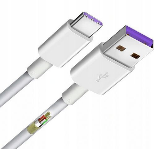 ORYGINALNY kabel HUAWEI AP71 40W 5A USB C SZYBKIE ŁADOWANIE 5A na Arena.pl