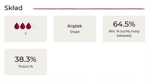 CZEKOLADA deserowa 64,5% Chocovic Tobado Barry Callebaut 250g na Arena.pl