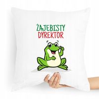 Poduszka Prezent Idealny Dla Dyrektora Dyrektorki Z Nadrukiem Ze Zdjęciem