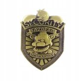 PRZYPINKA BROCHA PIN NASZYJNIK WISIOREK ODZNAKA STRÓŻA NOCNEGO FNAF +RZEMYK