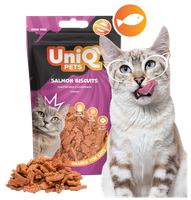 Przysmaki dla kota mini ciasteczka z łososiem 50g UNIQ PETS