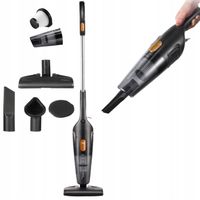 ODKURZACZ PIONOWY POZIOMY ZESTAW 3 SZCZOTEK MOCNY