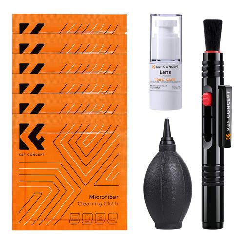 Zestaw czyszczący K&F Concept do optyki Cleaning Kit 4w1 na Arena.pl