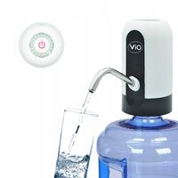 DOZOWNIK DO WODY ViO E7, ELEKTRYCZNA POMPKA DO BUTLI 13L I 19L CZARNO-BIAŁY
