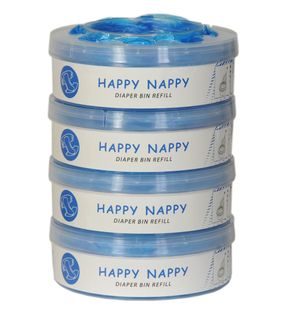 Wkład Happy Nappy do Tommee Tippee Sangenic, Sangenic TEC, Twist & Click  4-Pak