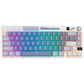ROYAL KLUDGE RK M65 Ocean Blue Gaming Keyboard Cream switch