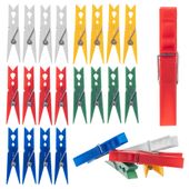 KADAX Klamerki Do Prania Spinacze Na Bieliznę Żabki Kolorowe mocne 20szt