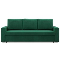 Kanapa 3 osobowa, BLOM, velvet, 220x92x92 cm, butelkowa zieleń | TYLETEGOTU