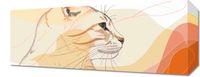 Obraz 50x20cm Delikatny Profil Kota