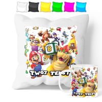 ZESTAW: KUBEK + POSZEWKA - SUPER MARIO BROS - PREZENT WIELE WZORÓW + IMIĘ
