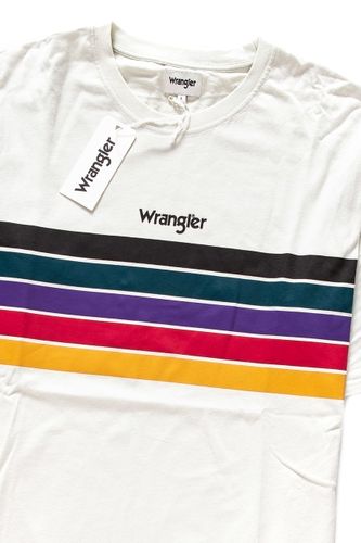 WRANGLER SS RAINBOW TEE CLOUD BLUE W7B3FGB03 S na Arena.pl