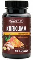 Skoczylas KURKUMA Piperyna + IMBIR resweratrol 60k