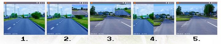 Wideorejestrator lusterko wsteczne microSD GRATIS zdjęcie 2