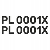 Numery rejestracyjne WODOODPORNE na łódkę łódź jacht motorówkę