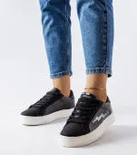 Czarne trampki damskie sneakersy Vernadeau 40