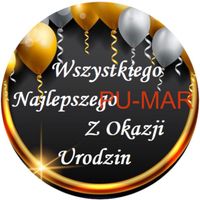 Opłatek na tort Urodziny Balony Postać Kobieta Tekst Gratis 18 30 40 50