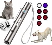 Wskaźnik Laserowy dla Kota 3w1 – Laser Latarka UV + LED - USB zabawka