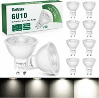 10x ŻARÓWKI LED GU10 TAILCAS 6000K 7W 50W PRZYCIEMNIANIE
