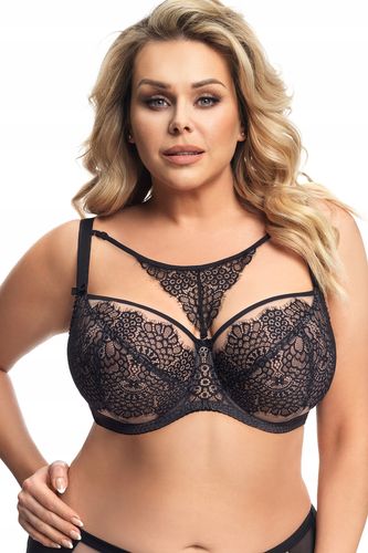 Biustonosz GORSENIA K677 RAVENNA, czarny, 85D na Arena.pl