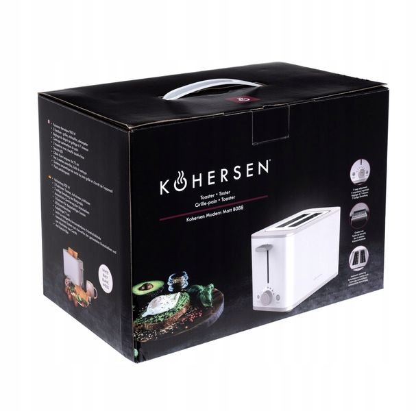 Toster KOHERSEN Modern Matt B088 Biały zdjęcie 8