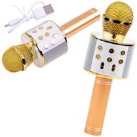 mikrofon bezprzewodowy karaoke głośnik modulacja głosu bluetooth