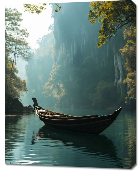 Obraz 70x90cm Samotność na Tafli zdjęcie 1