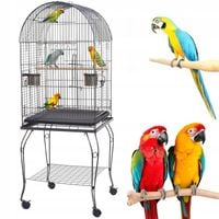 Klatka / woliera duża na kółkach dla papug, kanarków I ptaków egzotycznych
