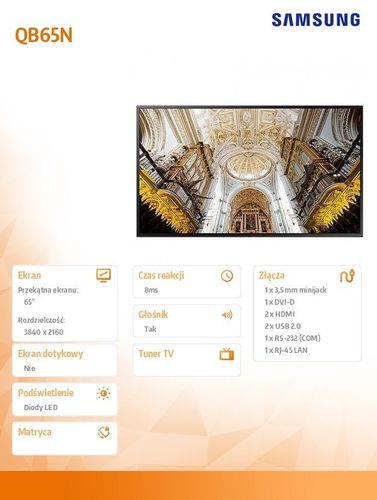 Monitor 65 cali QB65N na Arena.pl