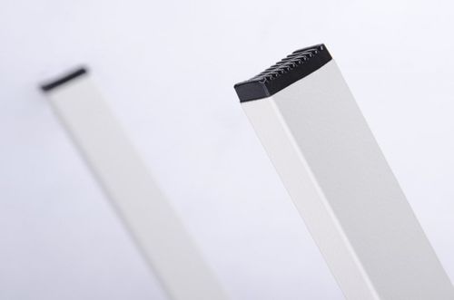 Krzesło SPLIT PREMIUM białe - aluminium, nogi białe na Arena.pl