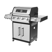 teesa bbq 5006 master grill gazowy - 5 palników- miejsce na butlę