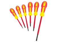 Zestaw śrubokrętów płaskich 6sztuk