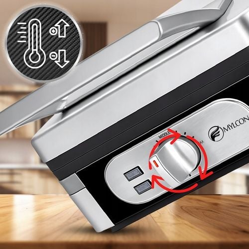 MOCNA GOFROWNICA MYLCON Z REGULACJĄ TEMPERATURY 2 DUŻE CHRUPIĄCE GOFRY na Arena.pl