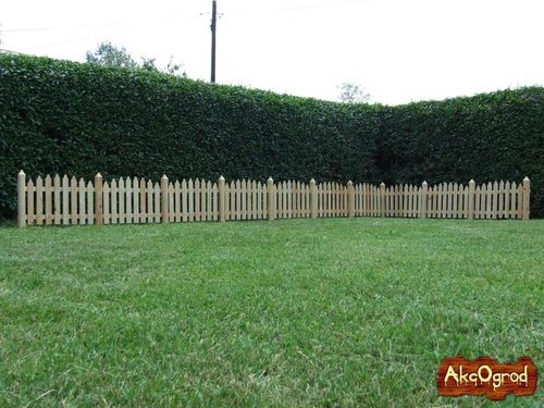 Płotek ogrodowy STONOGA płot drewniany impregnowany na Arena.pl