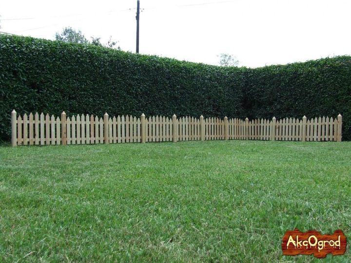 Płotek ogrodowy STONOGA płot drewniany impregnowany zdjęcie 5