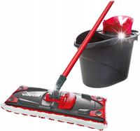 VILEDA ZESTAW ULTRAMAT TURBO – MOP PŁASKI + WIADRO