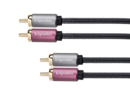 KM0303 Kabel 2RCA-2RCA 0.5m Kruger&Matz na Arena.pl