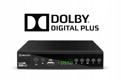 Tuner DVB-T2 DVB-C Hevc H.265 10bit dekoder tv naziemnej Cabletech na Arena.pl