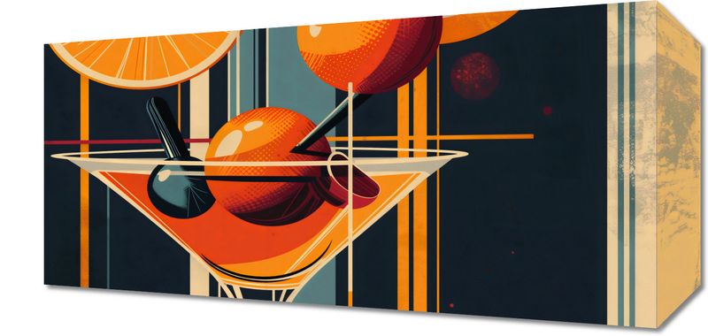 Obraz 40x20cm Koktajl w Stylu zdjęcie 1