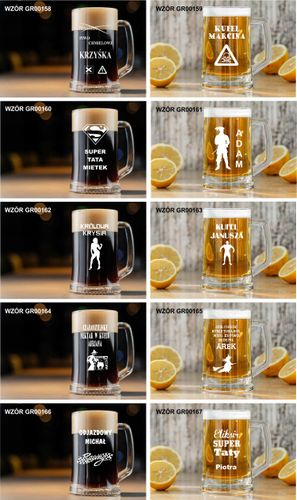 Kufel do Piwa GRAWEROWANY prezent dla DZIADKA HIT! na Arena.pl