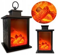 Lampion HARD-ER KOMINEK LATARNIA Z OGNIEM PŁOMIEŃ IMITACJA OGNIA LED 3D