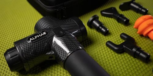 PISTOLET DO MASAŻU MASAŻER DO PLECÓW CIAŁA MASSAGE GUN PRO ALPHA na Arena.pl