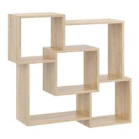 Półka wisząca, dekoracyjna, Hanna, 98x18x90 cm, sonoma, mat | TYLETEGOTU