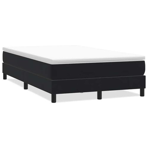 Łóżko Box Spring bez materaca Czarne 120x210 cm Aksamit na Arena.pl