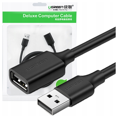 kabel usb 2.0 przedłużający ugreen us103, 5m (czarny) na Arena.pl