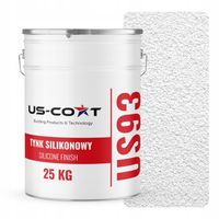 TYNK SILIKONOWY ELEWACYJNY BIAŁY CIEPŁY F101 25KG BARANEK GRANULACJA 1.5mm