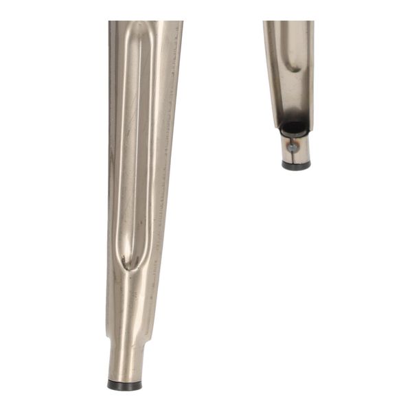 Hoker Paris Back 75cm. metaliczny insp. Tolix zdjęcie 4